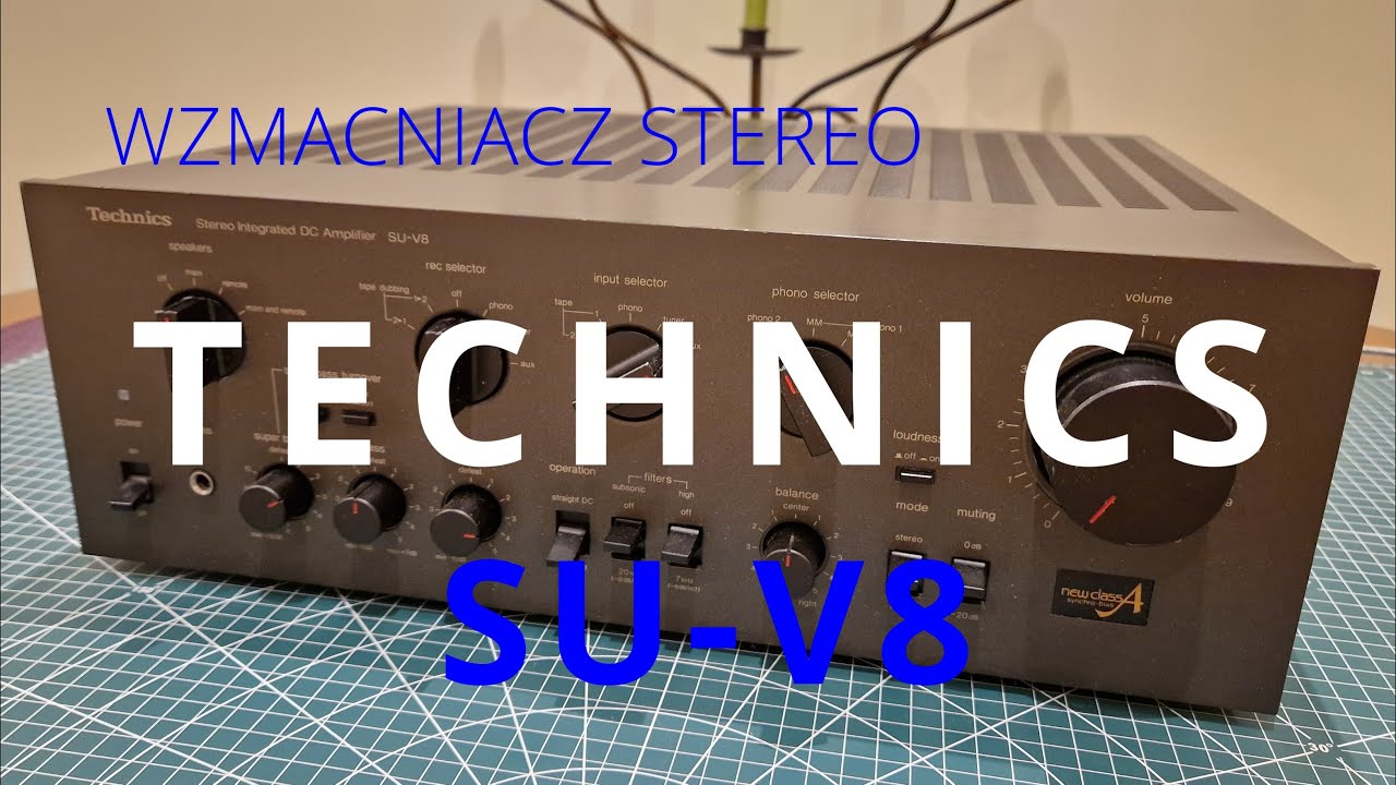 TECHNICS SU-V8. WZMACNIACZ DUAL MONO. CZ. 1