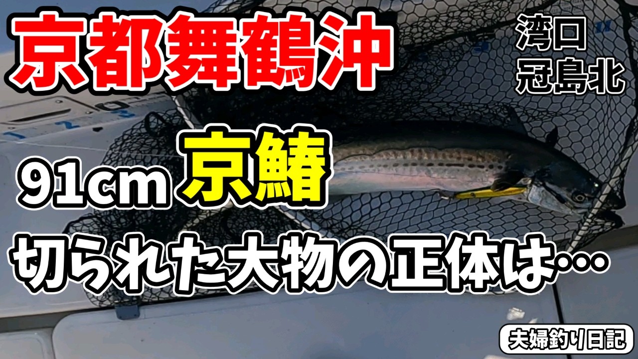 91cm京鰆の後に…冠島で怪物ヒット！？無念のラインブレイク【青物調査】