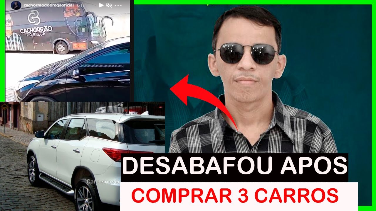 Emocionante-CACHORRÃO DO BREGA DA  VOLTA POR CIMA E MOSTRA SEU NOVO CARRO de luxo