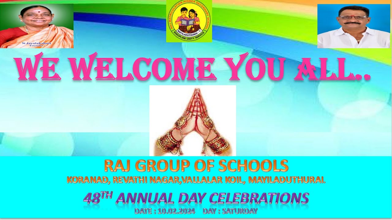 The Cult of the Raj Group of Schools  The 48th annual day celebration 🔥🔥🔥