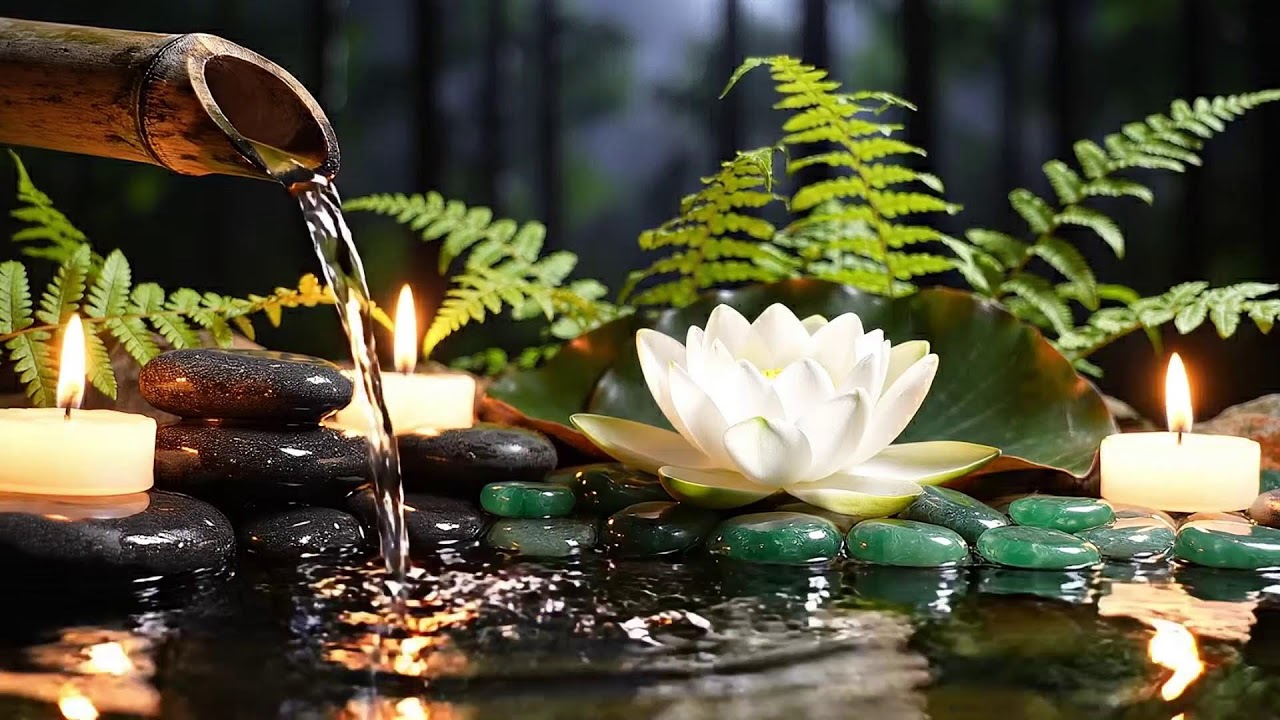 Healing Piano with Water Sounds 🌿 Anxiety & Depression Relief, Calm Mind
