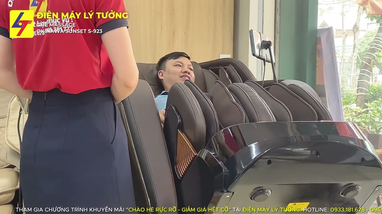 Ghế Massage OKINAWA Sunset S-923 | Điện Máy Lý Tưởng