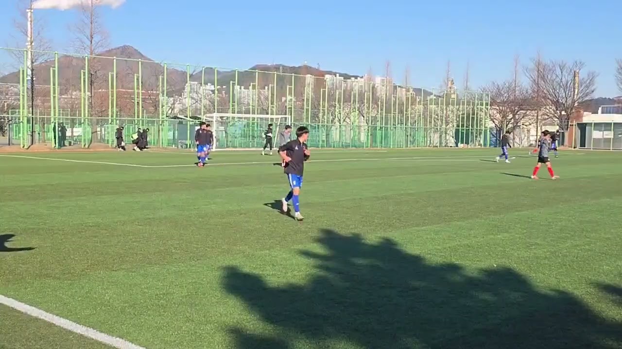 연습경기 창원기공1학년 vs sc동아u18 전반전