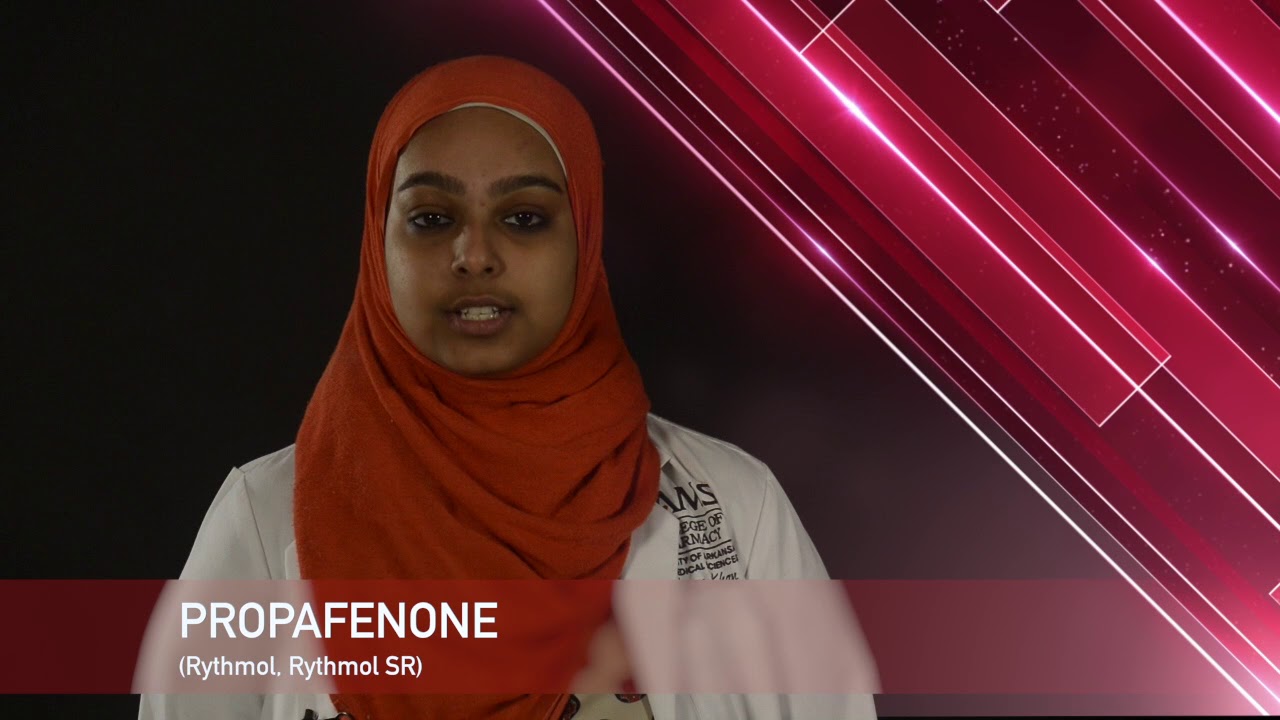 Propafenone or Rythmol, Rythmol SR Medication Information (dosing, side effects, patient counseling)