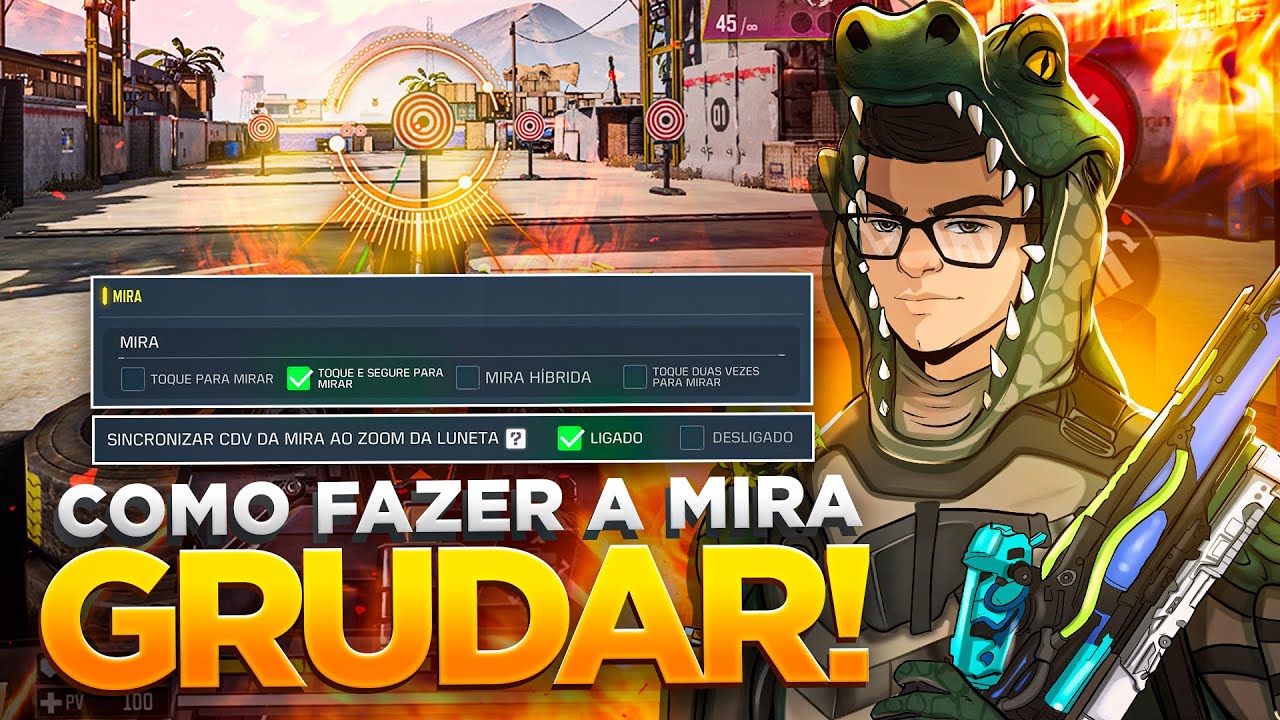 COMO FAZER A MIRA GRUDAR NO COD MOBILE !!!