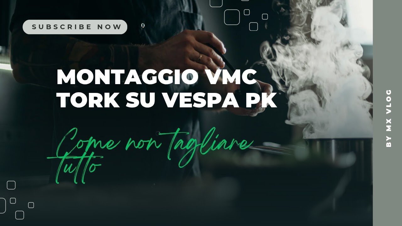 Montaggio VMC tork dark su vespa pk