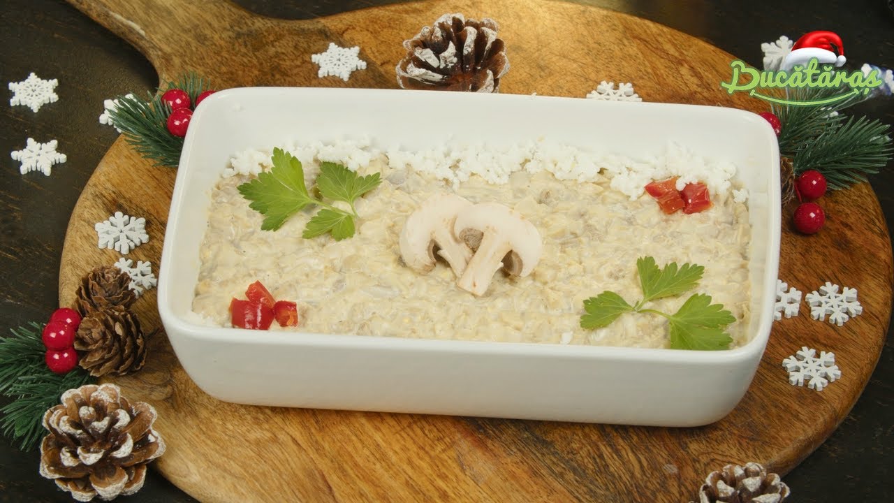 Nu te vei mai satura de aceasta reteta de SALATA DE CIUPERCI CU MAIONEZA