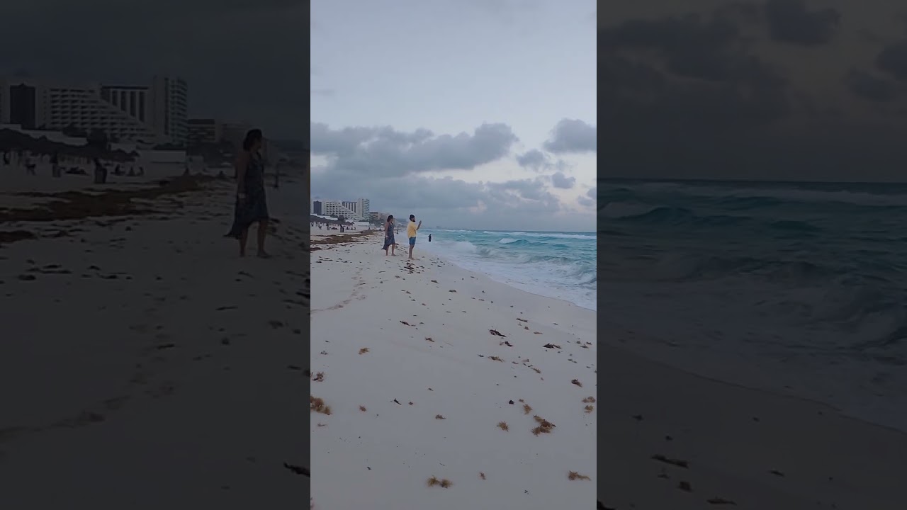 Playa Delfines, Cancún México en Vivo.