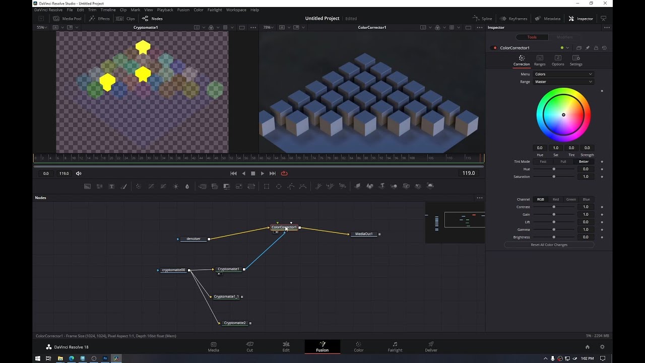 Setting up Cryptomatte ▌V-Ray ▌Maya ▌DaVinci Resolve