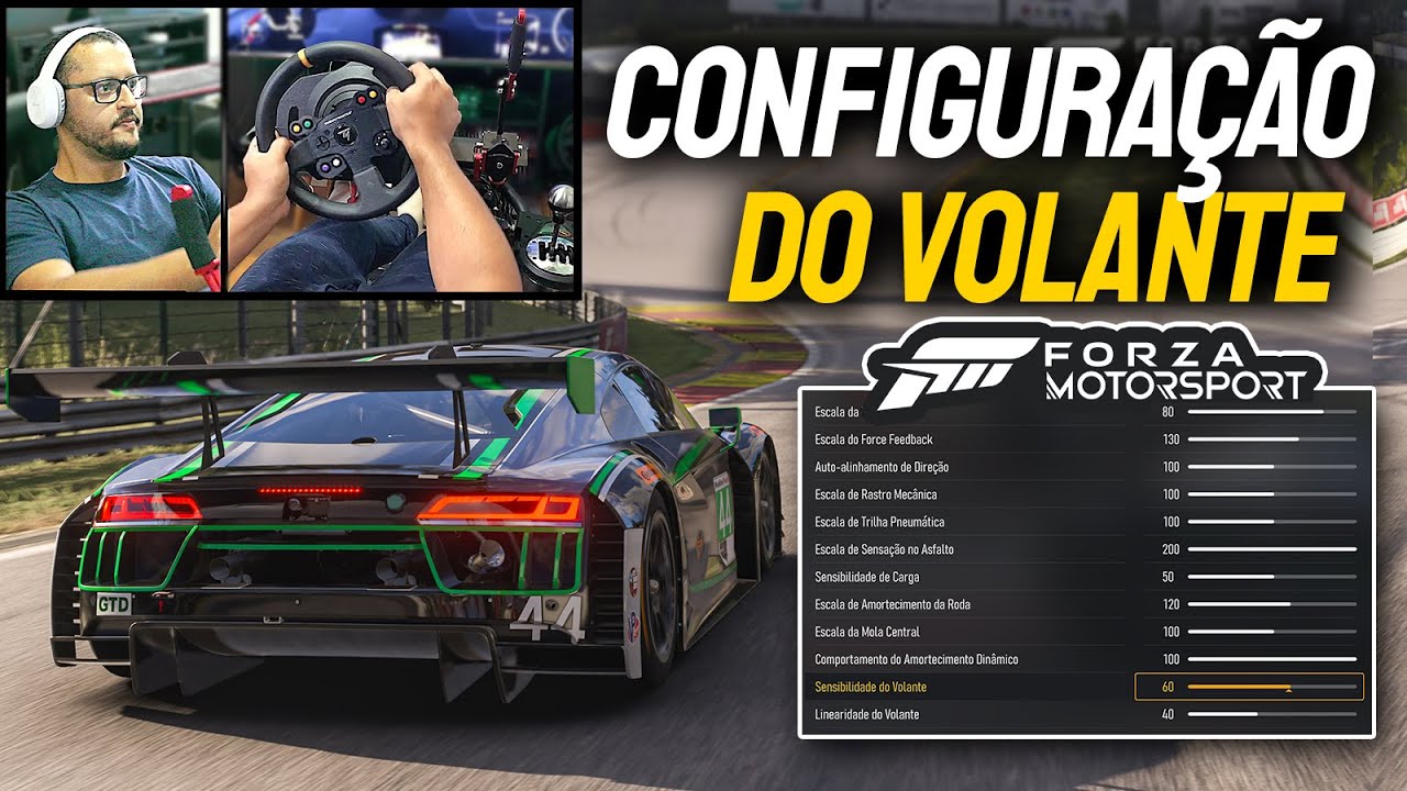 DICAS E CONFIGURAÇÕES INICIAIS DO VOLANTE NO FORZA MOTORSPORT