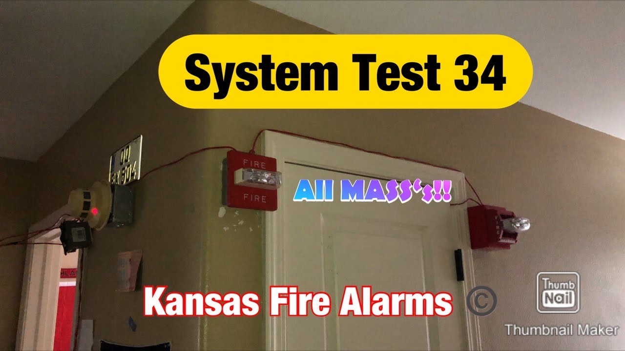 Old Fire Alarm Test-System Test 34! All MA/SS sounders! Swept Frequency Test!