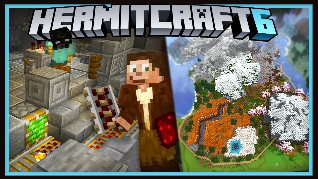 Hermitcraft Season 6: Roller Coaster Through The Biome Shop!  (Minecraft 1.13.1 survival  Ep.28)