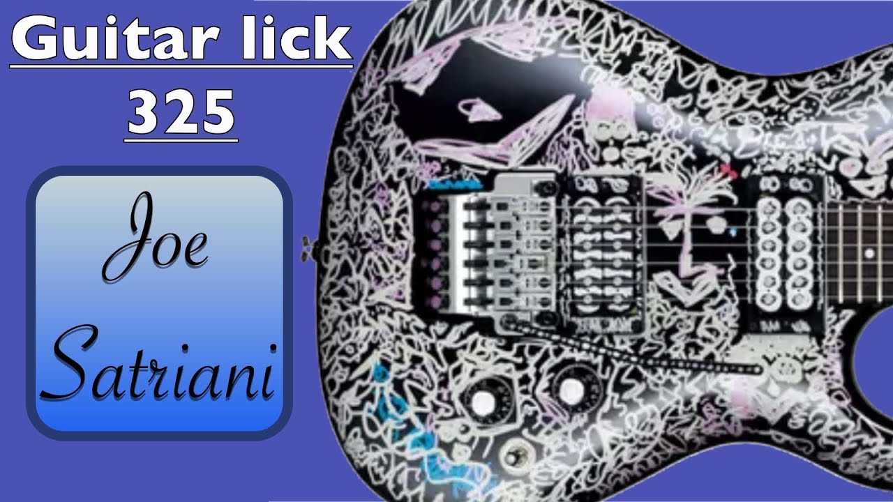 Joe Satriani Lick from Always With Me Always With You - Lick Friday Week 325