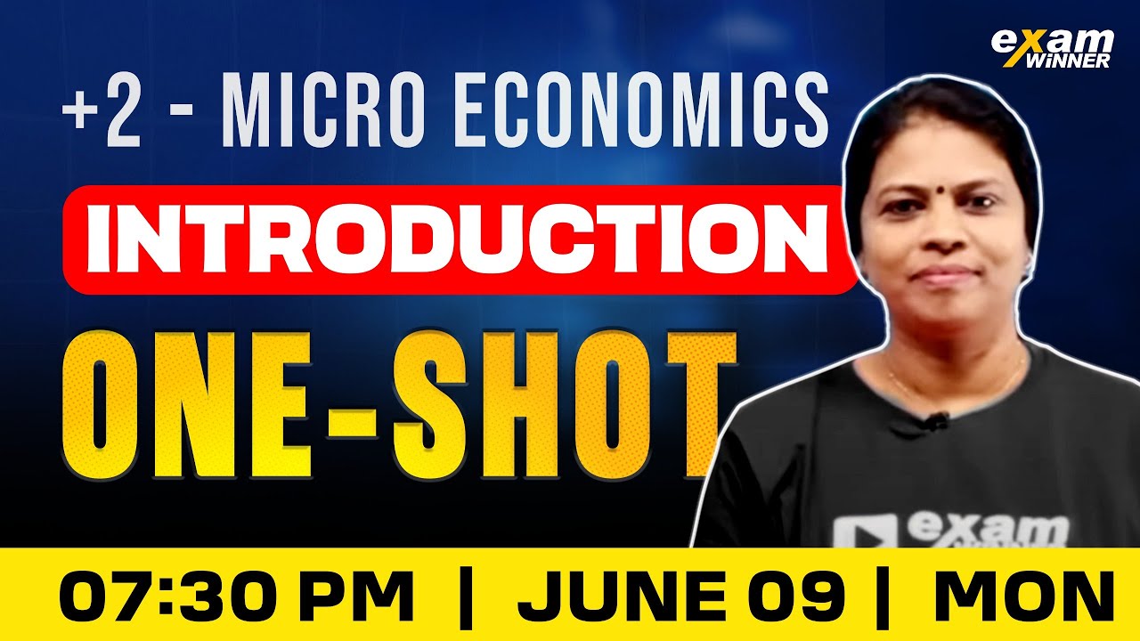 Plus Two Micro Economics | Introduction | Oneshot  | Exam Winner
