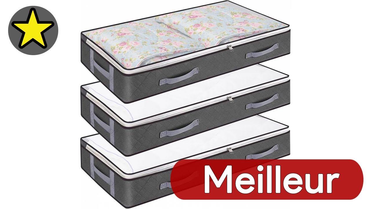 🎯 TOP 3 MEILLEUR BOITE DE RANGEMENT POUR LIT COFFRE 2025 🔥