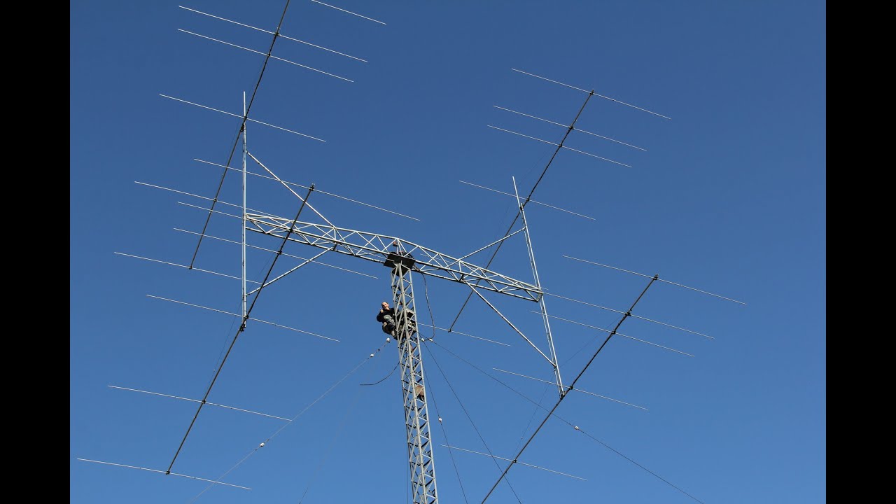 OL7M project H-frame stack 4x6 el. G0KSC for 28 MHz