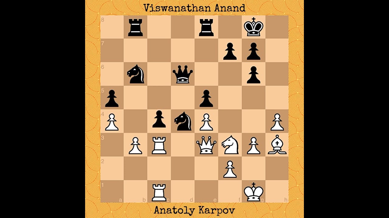 Anatoly Karpov vs Viswanathan Anand | FIDE World Championship Match (1998) #chess