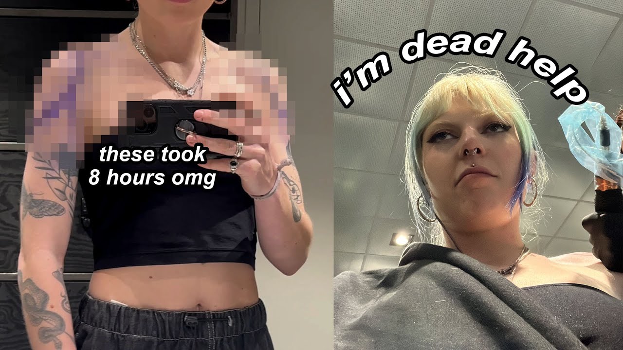 getting two new huge TATTOOS on my shoulders (sorry mom)