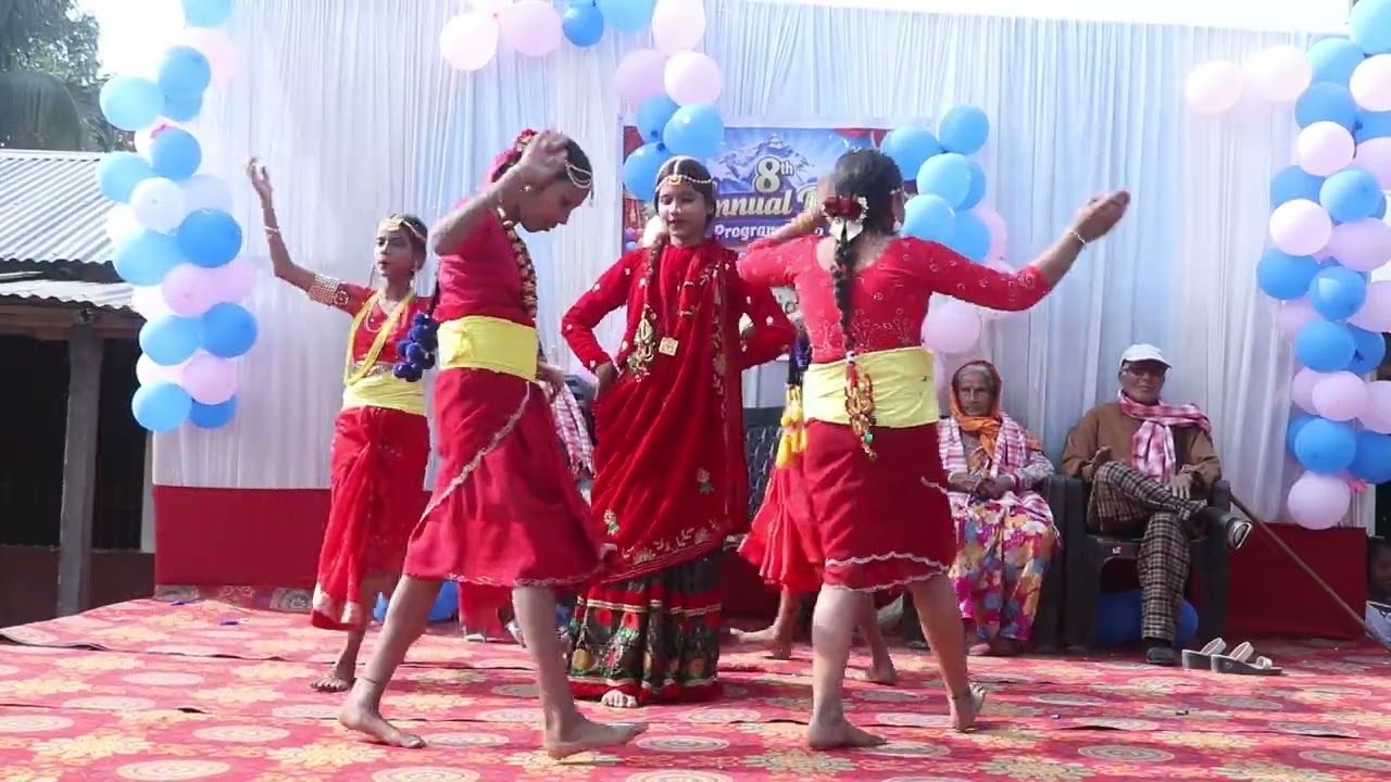 Girls performance on Annual Day 2082