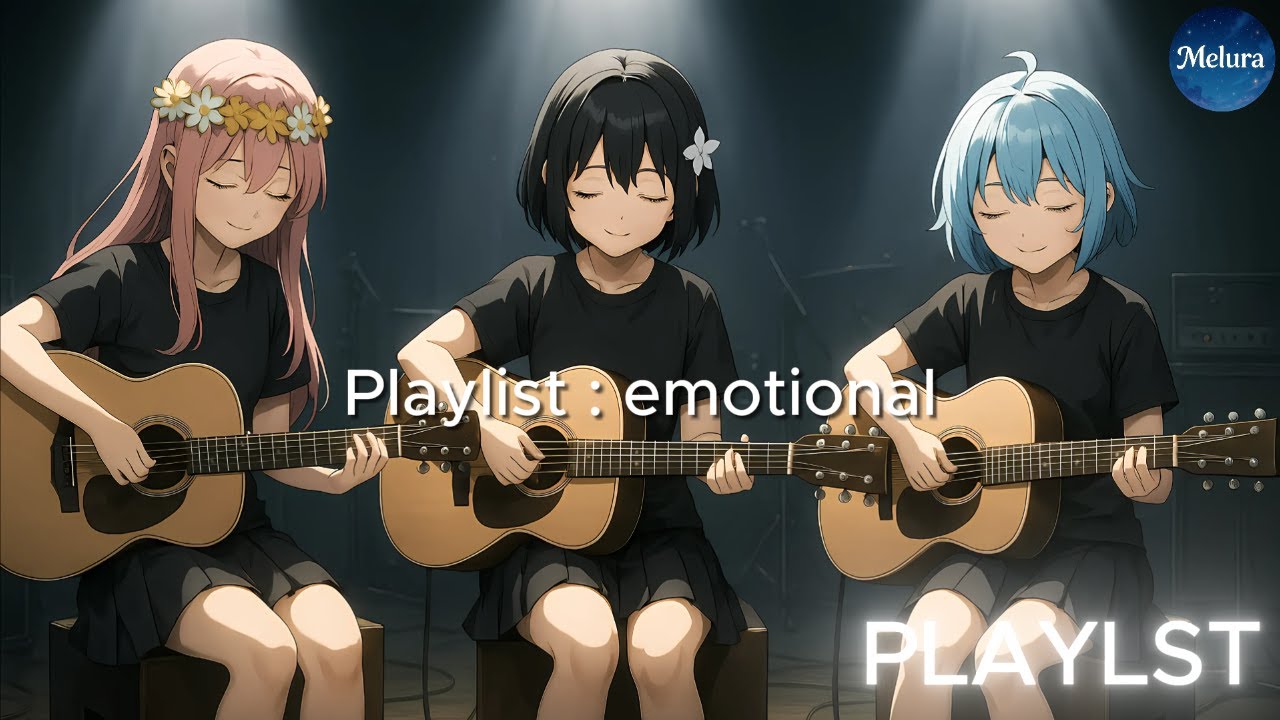 [Vocal Playlist] 🎧 Anime style soft emotional Rock / Pop-Rock By Melura💫