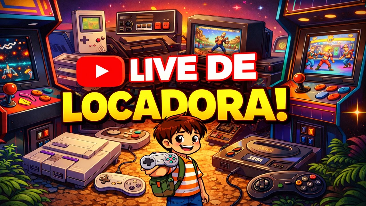 LIve de LOCADORA Gameplay AO VIVO com os jogos escolhidos pelo CHAT!