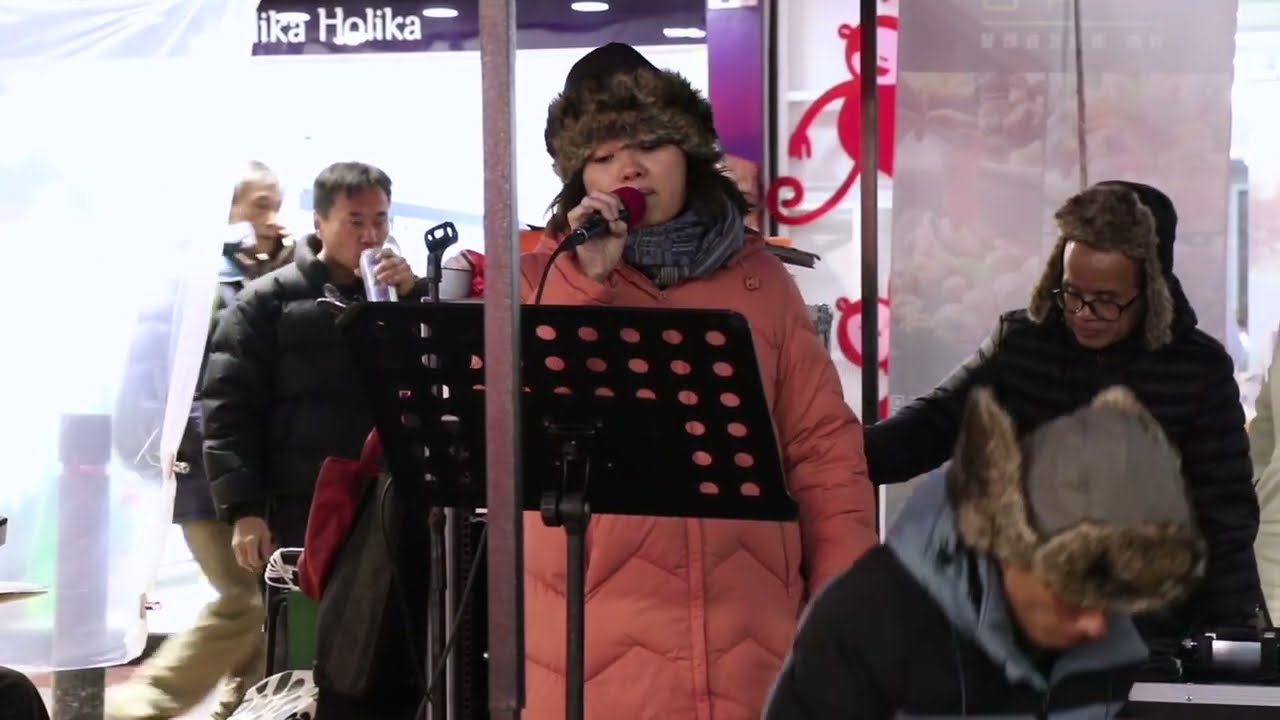 夜送別 + 誓言 + Oh Carol - 3L樂隊 香港旺角街頭表演 Busking Hong Kong 160124
