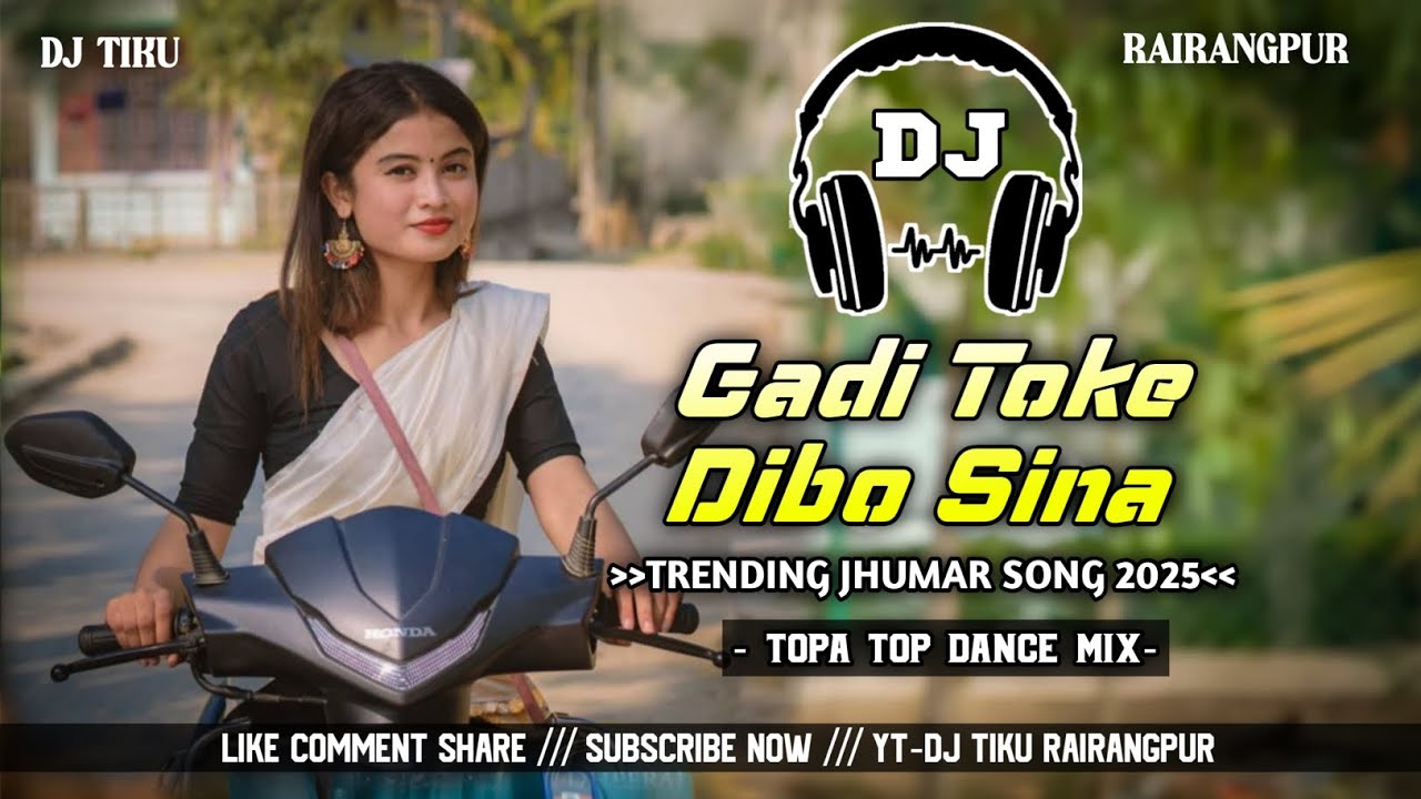 Gadi Toke Dibo Sina !! Instagram Trending Jhumar Song !! Topa Top Dance Mix !! Dj Tiku Rairangpur 