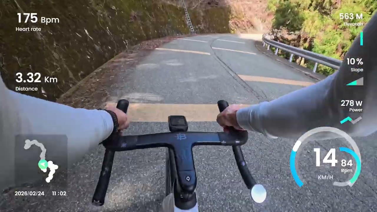 2026/02/24 妙見山ヒルクライム