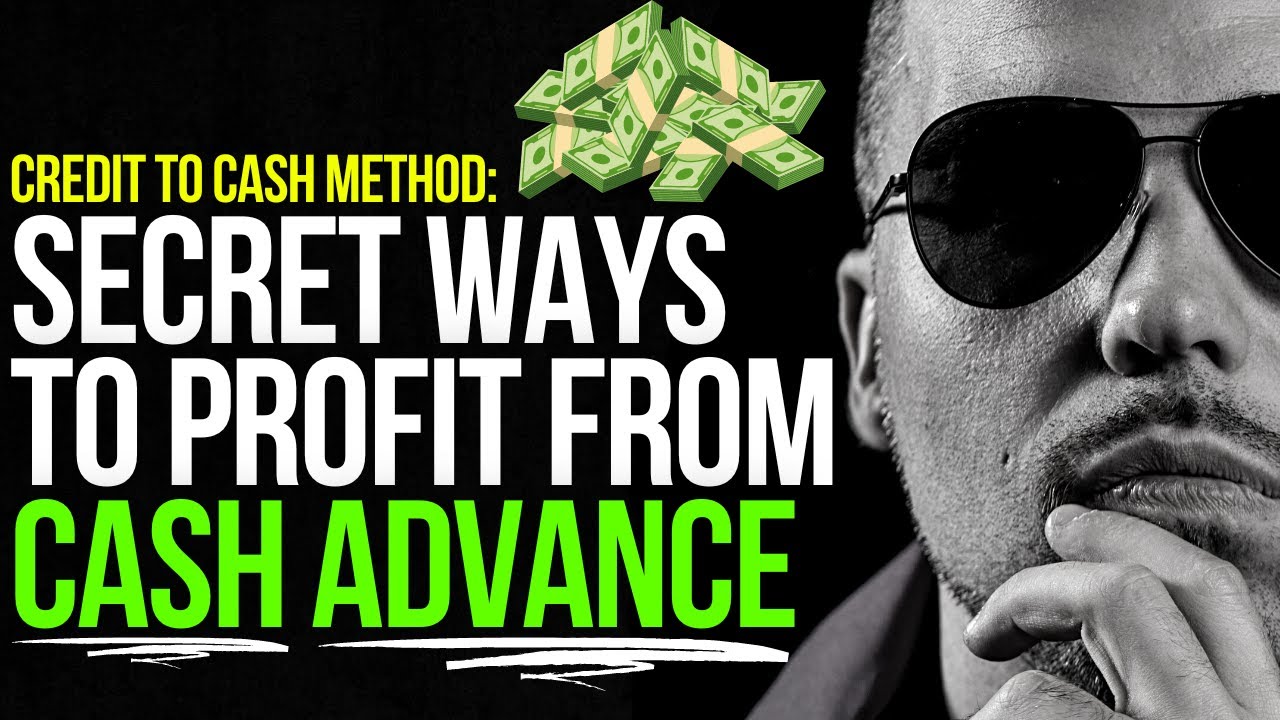 2 SECRET WAYS to PROFIT from a CREDIT CARD CASH ADVANCE! 💰 | How to TURN CREDIT CARDS into CASH!