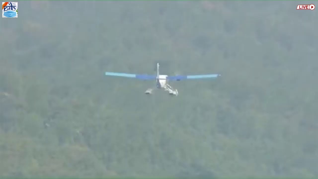 PM Narendra Modi inaugurates Water Aerodrome and Sea Plane Service in Kevadia, Gujarat