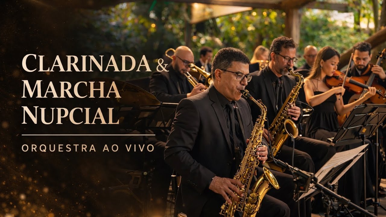Clarinada + Marcha Nupcial | Orquestra ao vivo em cerimônia de casamento