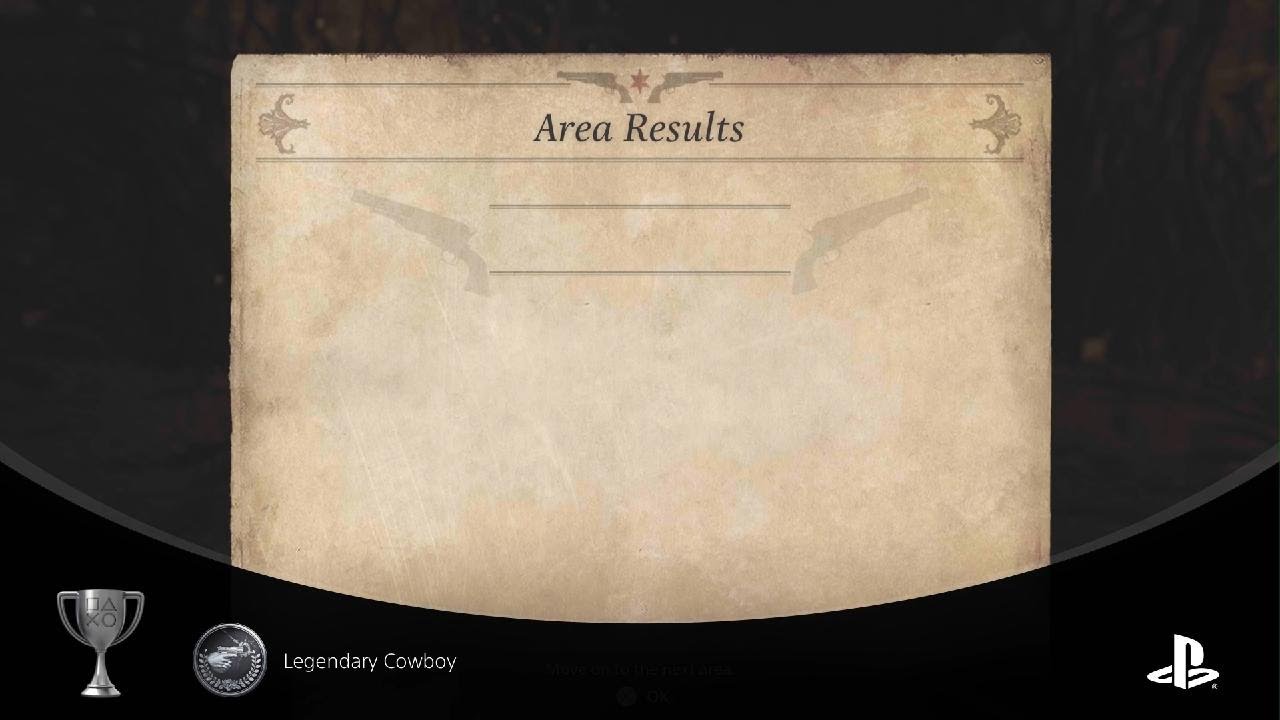 Resident Evil Village LEGENDARY COWBOY TROPHY