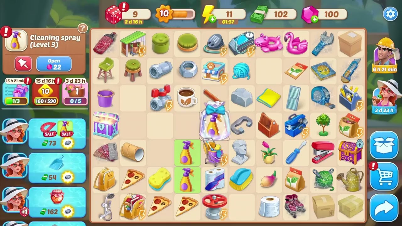 DesignVille Merge & Design Level 10 #DesignVille