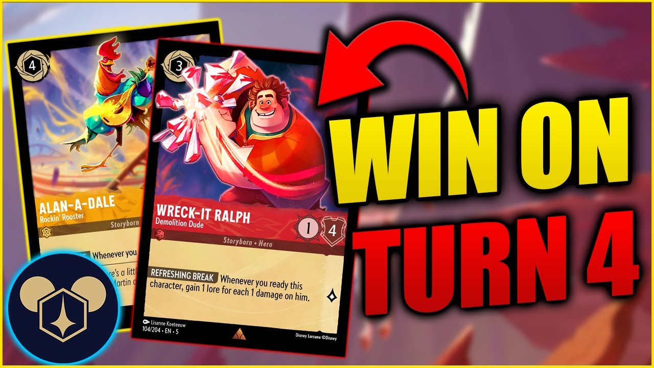 THE AMBER/RUBY RALPH CRAZY COMBO LORCANA DECK!