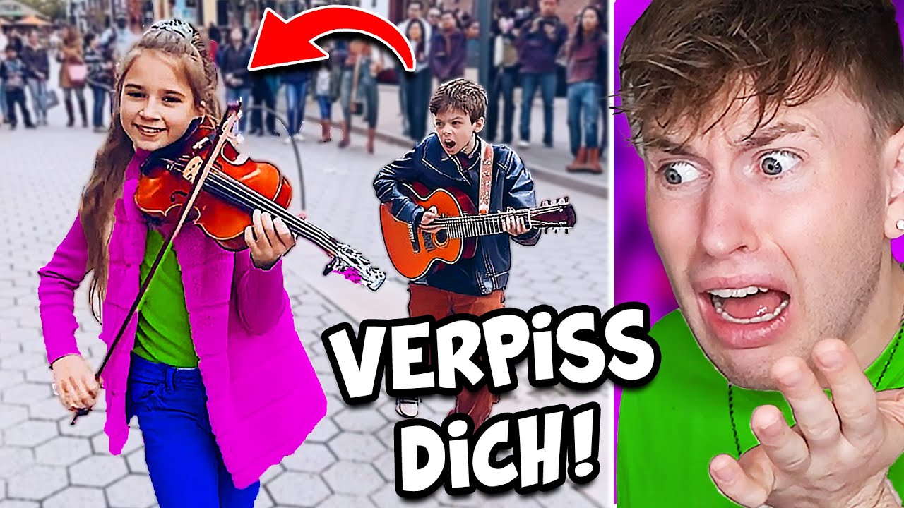 Straßen-Musiker BEKRIEGEN sich