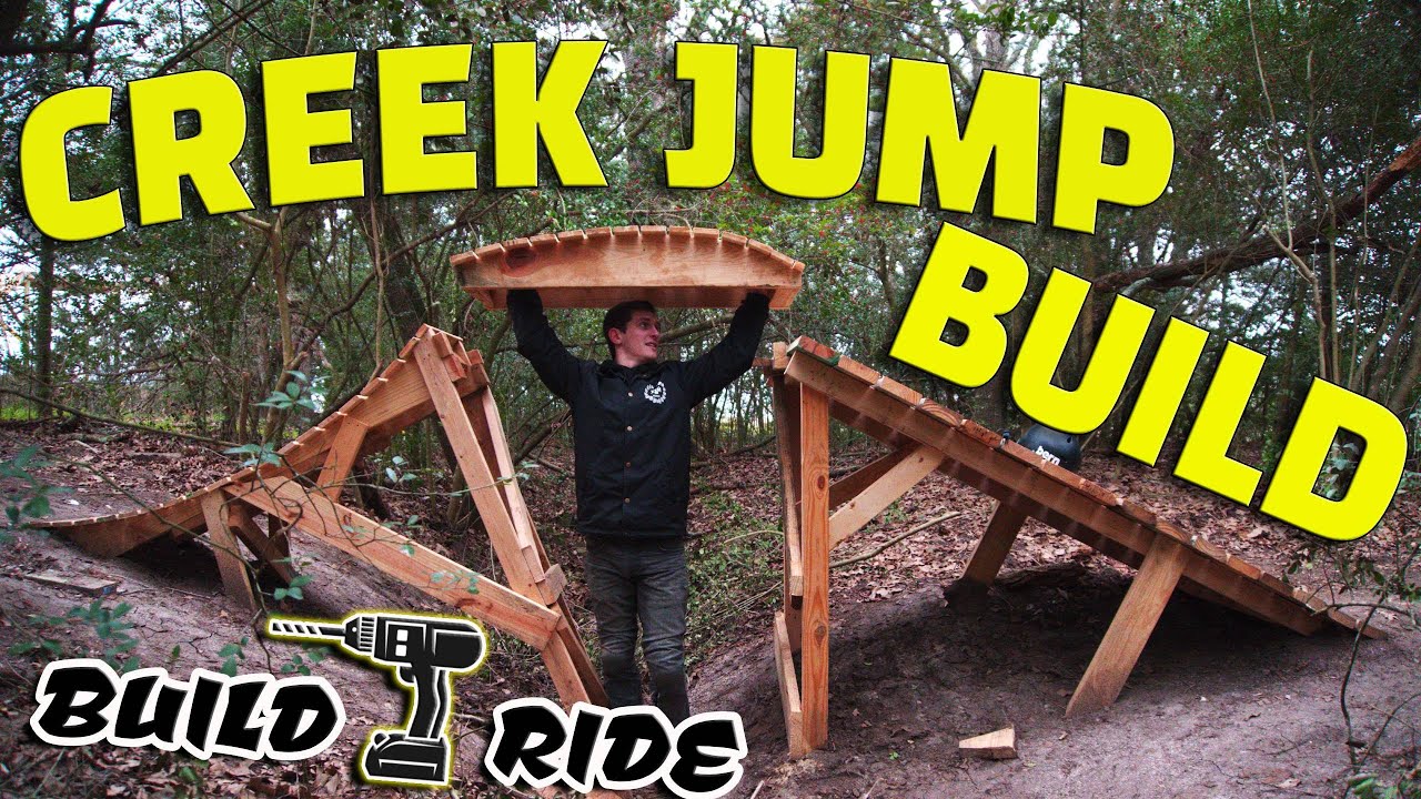 Starting my Backyard Mountain Bike Trails with a Gap Jump!