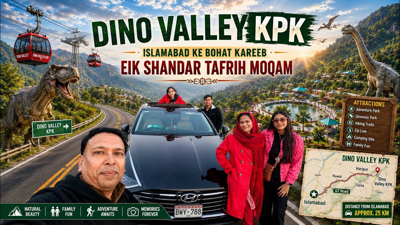 Dino Valley Islamabad 2026 | New Monal Restaurant Full Review & Tour 🦖 | Ticket Price & Rides