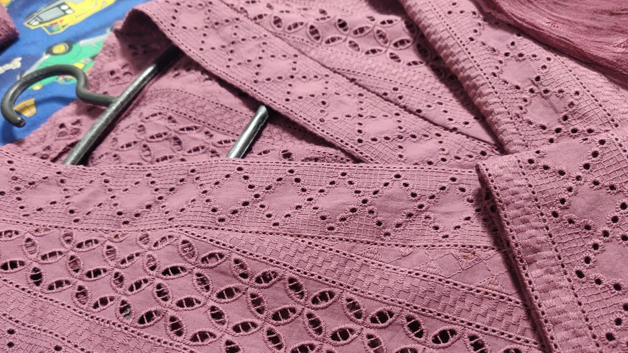 chicken Kari lace kurti detailed sewing || complete dress for winters #fun