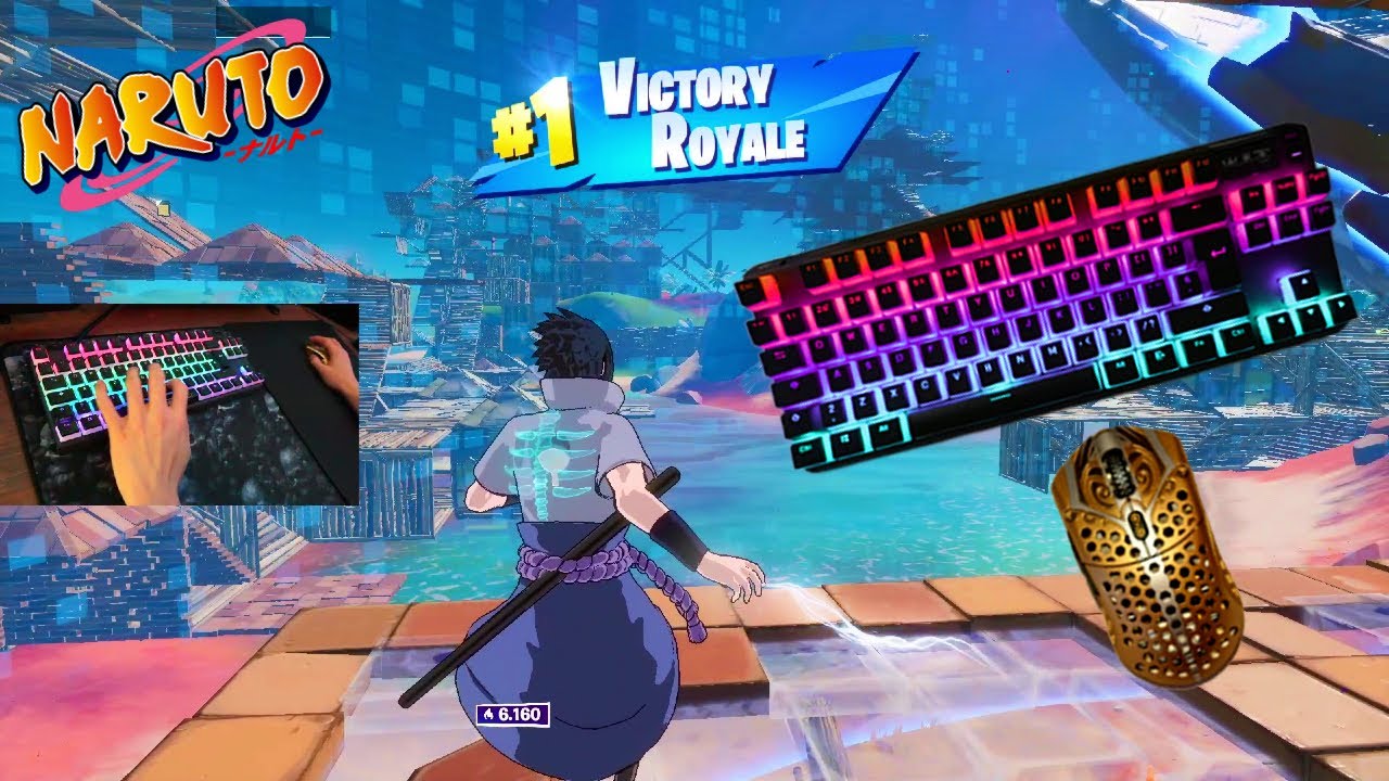 Steelseries Apex Pro ASMR Chill🤩Satisfying Gameplay Keyboard Fortnite 390 FPS Smooth 4K
