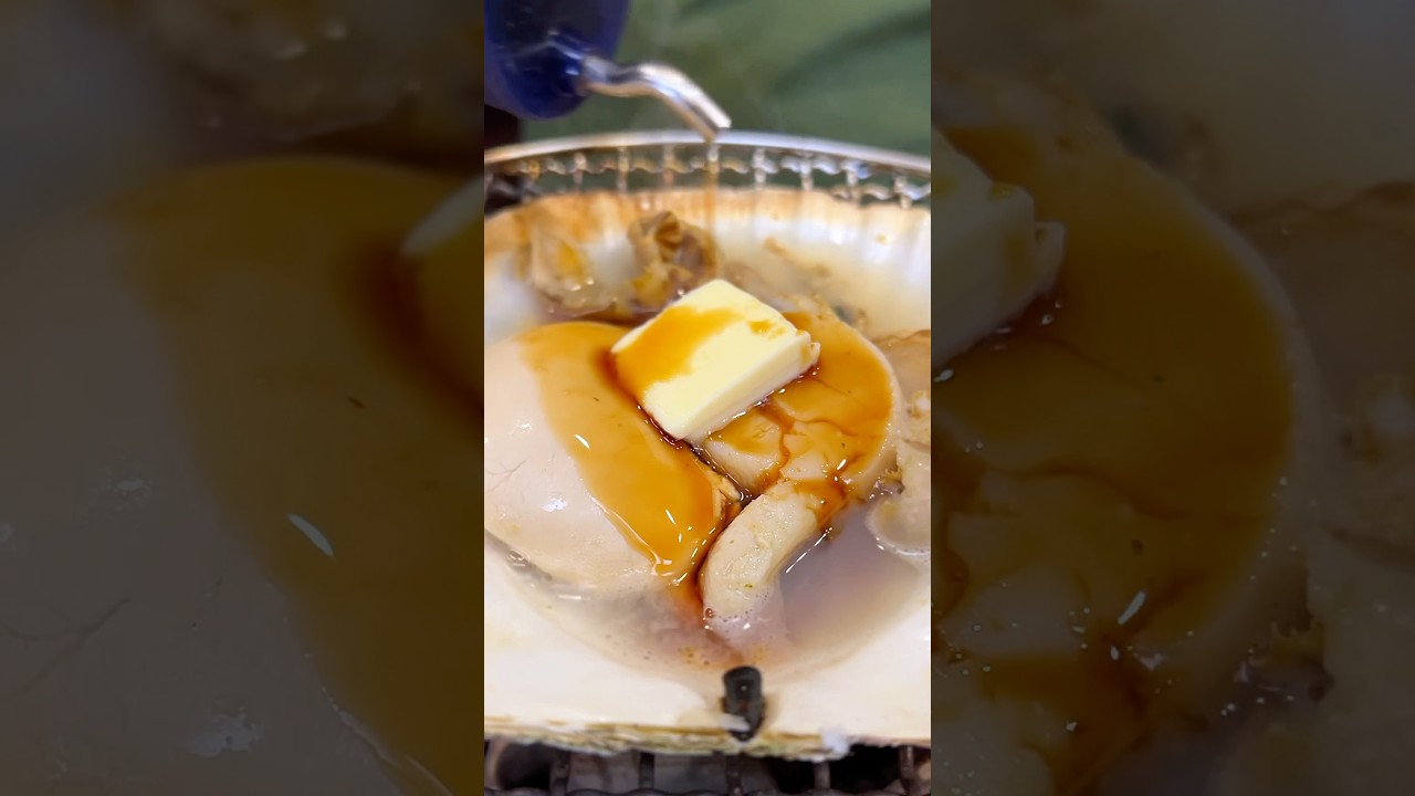 🇯🇵Grilled Scallops with Butter and Soy Sauce