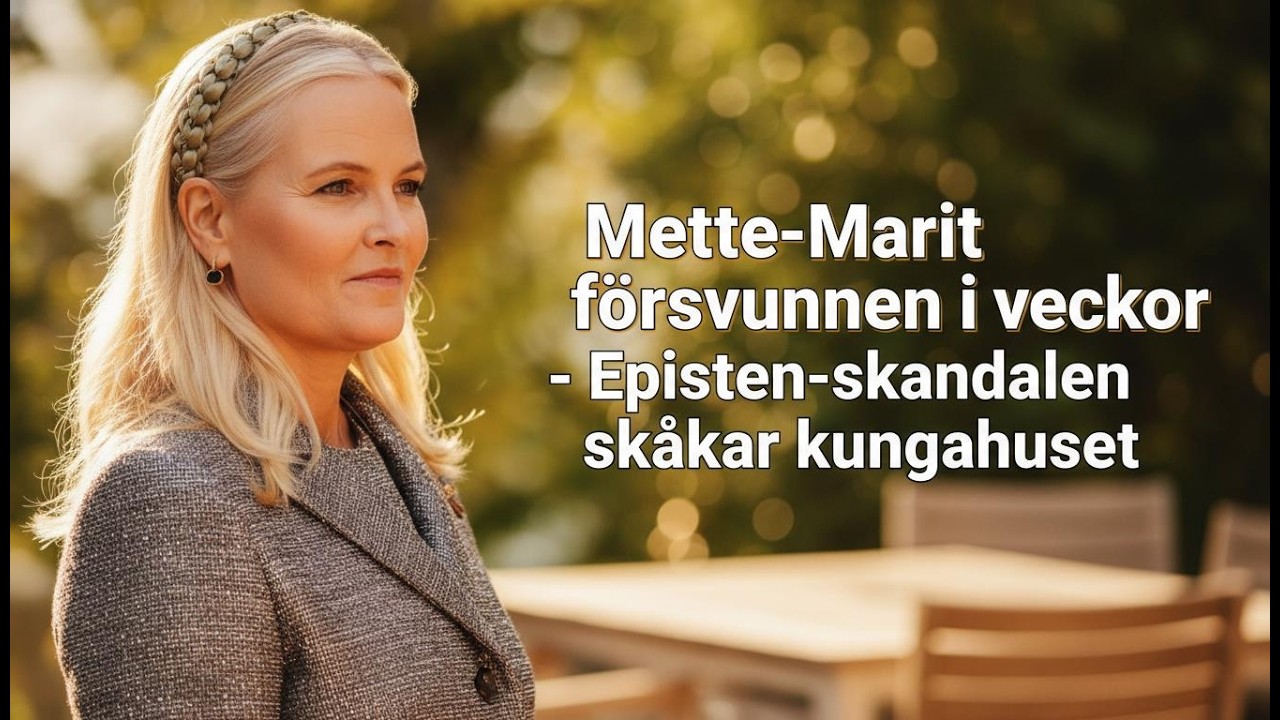 Mette- Marit f&ouml;rsvunnen i veckor &ndash; Epstein skandalen skakar kungahuset
