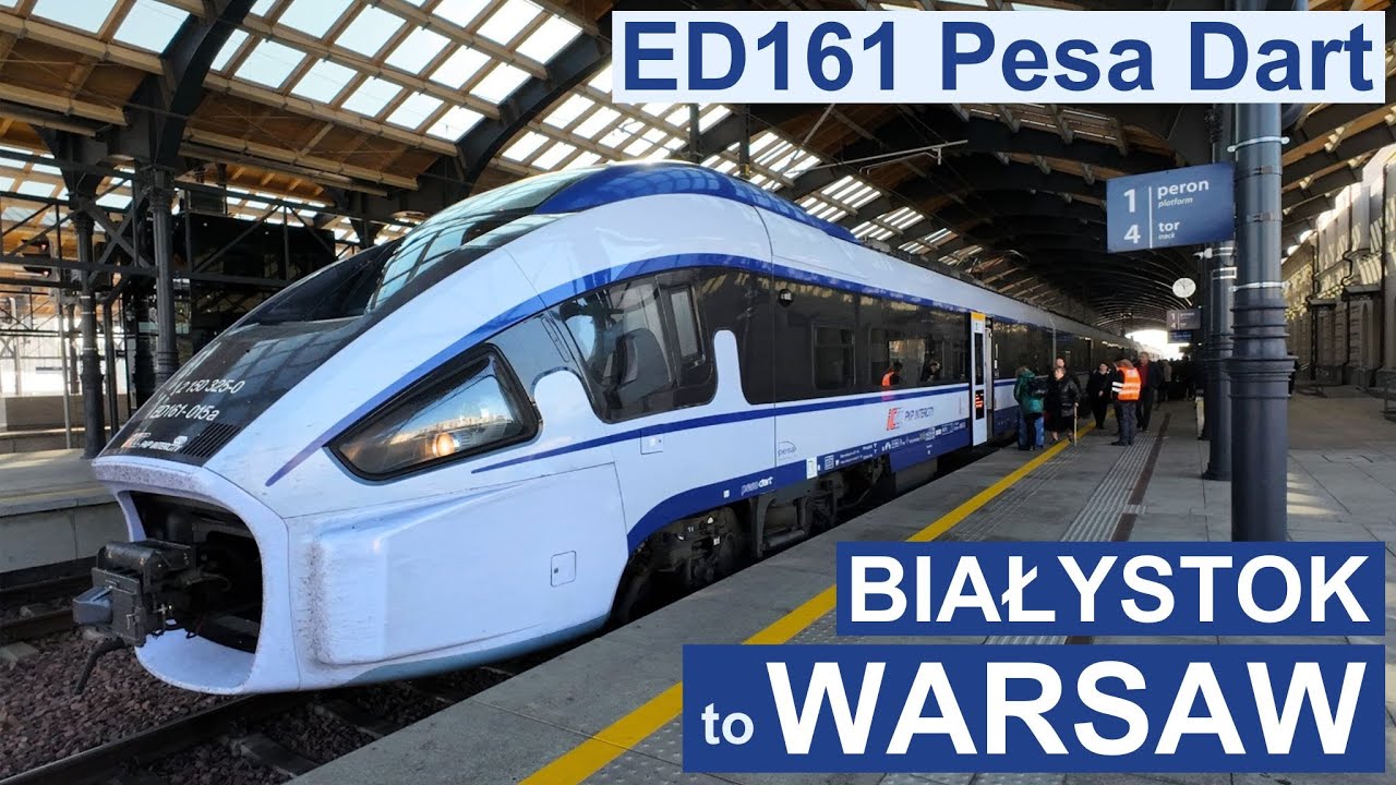 Pesa Dart First-Class Experience: Białystok to Warsaw with PKP Intercity onboard Polish-Built Train