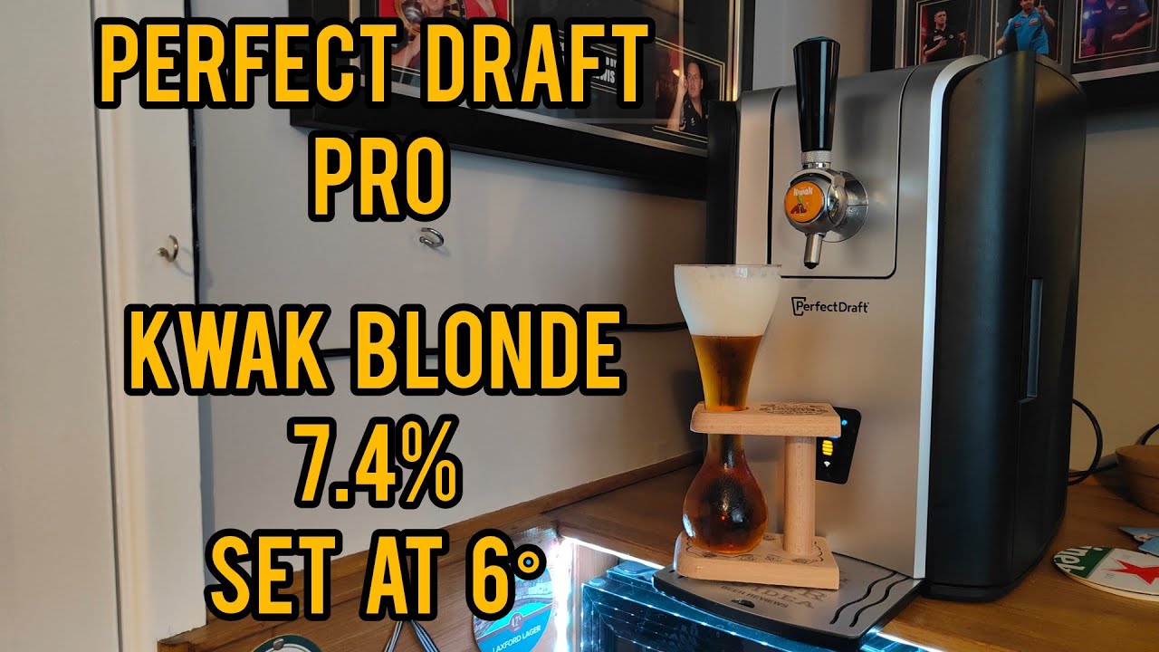 Kwak blonde 7.4% - Perfect draft pro / Philips perfect draft - review No. 1110