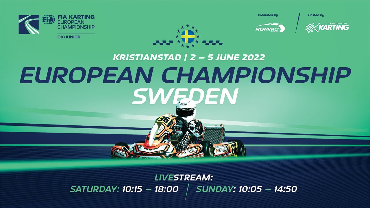FIA Karting European Championship 2022 Junior / OK, Round 3 - Kristianstad / Sweden (Sunday)