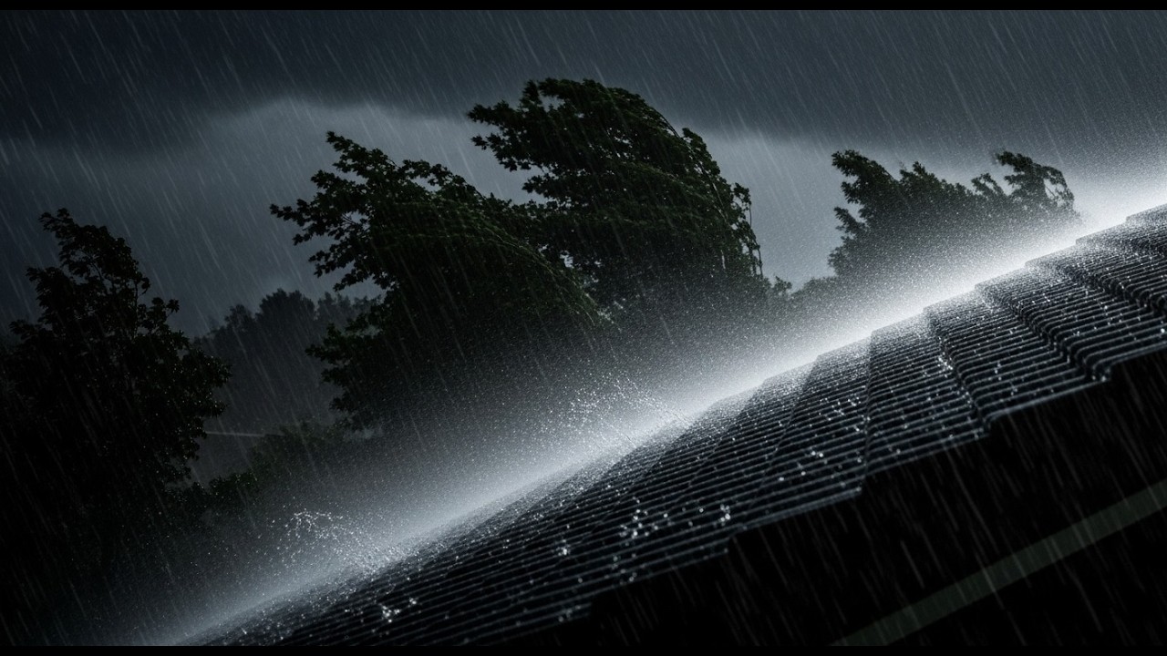 99% of People Fall Asleep in 5 Minutes with These Heavy Rain Sounds for Deep Sleep