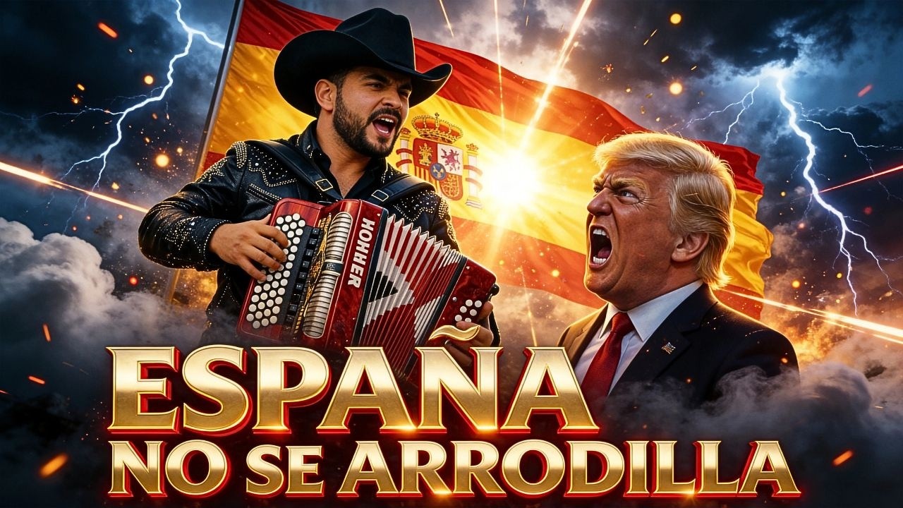 ESPAÑA NO SE ARRODILLA 🇪🇸🔥 México reconoce la valentía del pueblo español | Corrido Norteño Poderoso