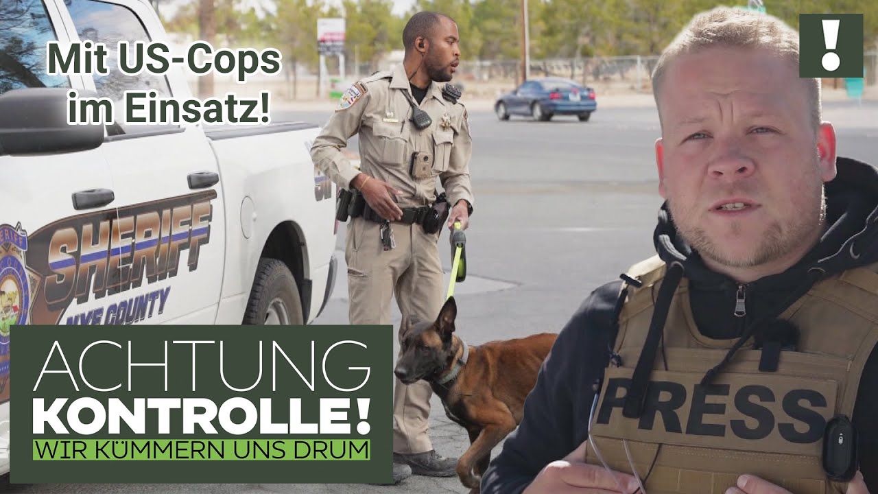 Mit SCHUSSSICHERER Weste! Ben Rambaum begleitet US-COPS bei DR*GENKONTROLLEN! | Achtung Kontrolle
