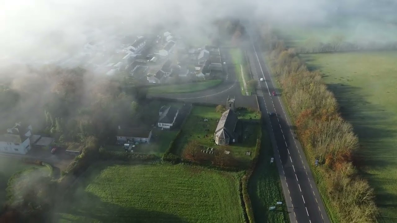 fog over Newtowncunningham
