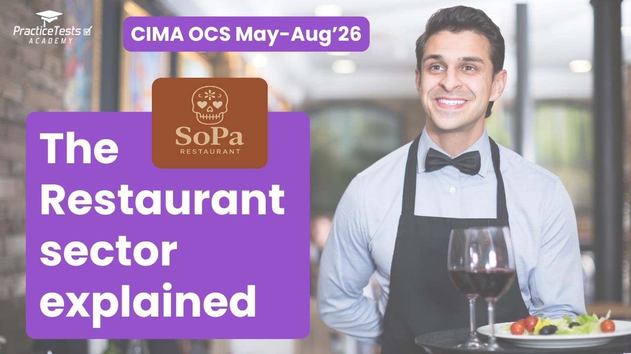 CIMA OCS May & Aug 2026: SoPa Industry Analysis (Full Breakdown + Exam Strategy)