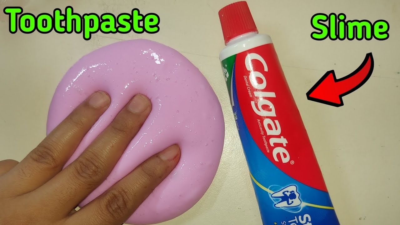 Colgate Toothpaste Slime ASMR l How to make slime with Colgate Toothpaste l Slime With Toothpaste